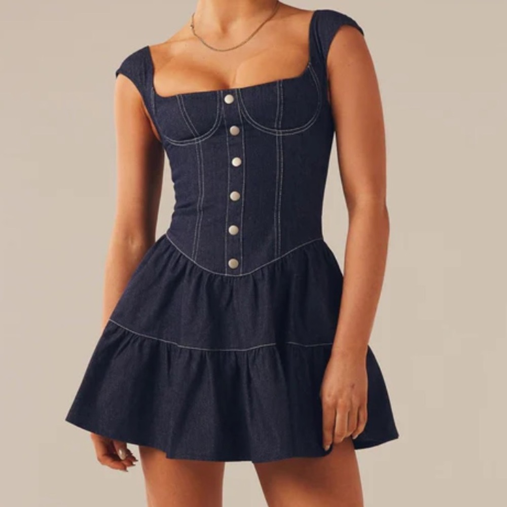 Peppermayo Navy Mini Dress